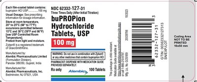 100 tablets - bupropion 100mg