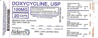 Image Label (Doxycycline Ups 100mg 2)