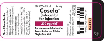 Principal Display Panel – 300 mg Vial Label - cos08 0000 03