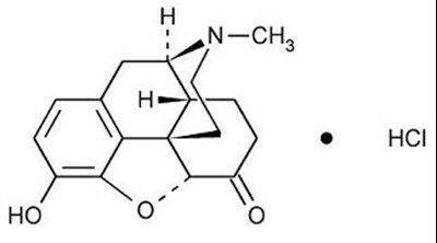 Structural formula - hydromorphone hydrochloride injection usp 1