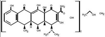Image Description (Doxyxycline Hyclate Tab Structure)