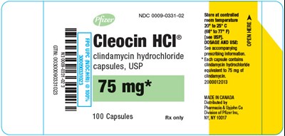 Principal Display Panel (75 mg Capsule Bottle Label)