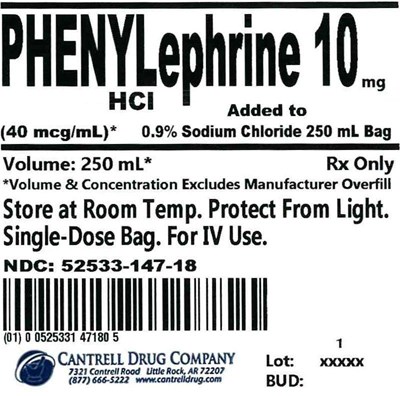 Preparation Label (52533 147 18)