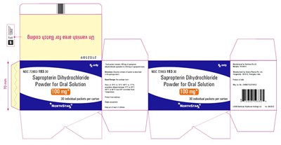 sapropterin100mgcartonlabel - sapropterin100mgcartonlabel