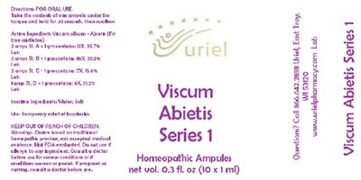 Viscumabietisiscucinseries1ampules