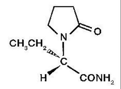 Structure - levetiracetam structure