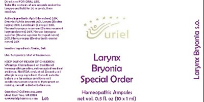 Larynxbryoniaspecialorderampules