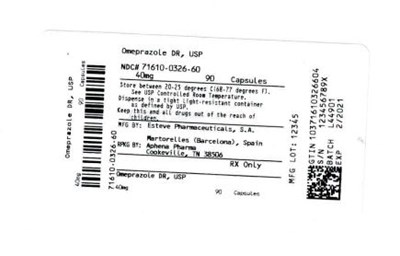 Bottle Label 40 mg (71610 0326 60)