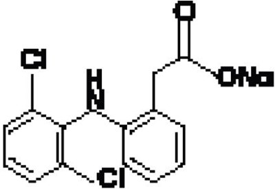 Chemical Structure (Diclofenac 01)