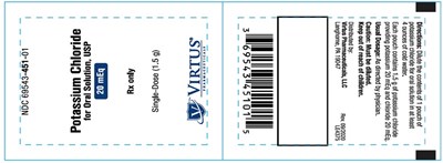 20 Meq Pouch (Potassium Chloride 01)