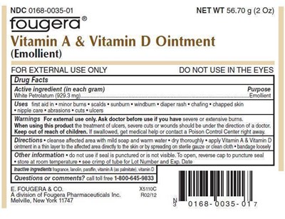 vitamin-a-d-01.jpg PACKAGE LABEL – PRINCIPAL DISPLAY PANEL – CONTAINER - vitamin a d 01