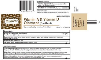 vitamin-a-d-02.jpg PACKAGE LABEL – PRINCIPAL DISPLAY PANEL – CARTON - vitamin a d 02