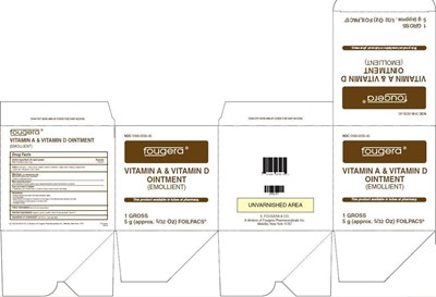 vitamin-a-d-04.jpg PACKAGE LABEL – PRINCIPAL DISPLAY PANEL – CARTON - vitamin a d 04