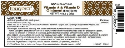 vitamin-a-d-05.jpg PACKAGE LABEL – PRINCIPAL DISPLAY PANEL – CONTAINER - vitamin a d 05