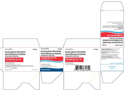 ipratropium-and-albuterol-sulfate-carton-label.jpg image description - ipratropium and albuterol sulfate carton label