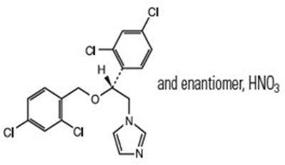 Miconazole Nitrate Structural Formula (Image 01)