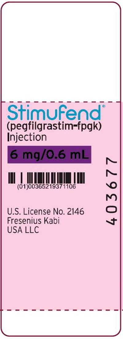 sti04-0001-21.jpg PACKAGE LABEL – PRINCIPAL DISPLAY – STIMUFEND – 0.6 mL Single-Dose Prefilled SYRINGE LABEL - sti04 0001 21