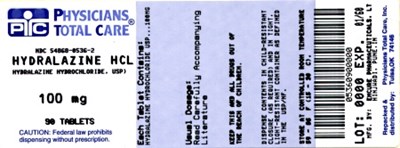 Image Of 100 mg Package Label (0536)