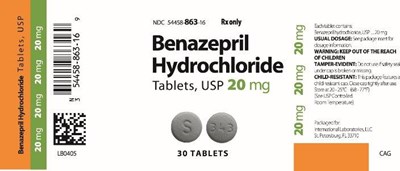 benazepril---solco-3.jpg Benazepril Hydrochloride Tablets, USP 20mg - benazepril solco 3
