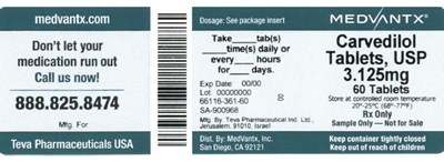 Carvedilol Tablet Usp 3.125mg (B4647b22 9a70 4259 A8f6 Fac0ce1ac5c5 06)