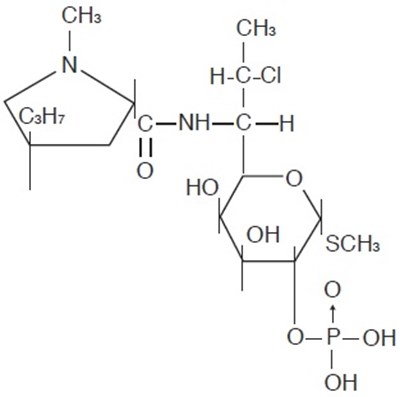 Structure (Clindamycin Phosphate Gel Chemicalstructure)