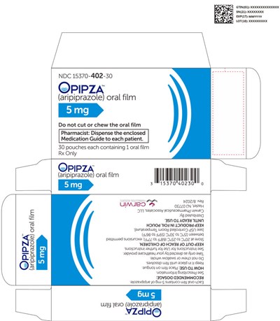 opipza-15.jpg PRINCIPAL DISPLAY PANEL - 5 mg Film Pouch Carton - opipza 15