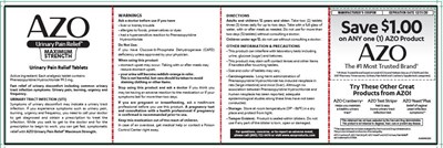 Upr English Insert (Azo Upr Insert Eng)