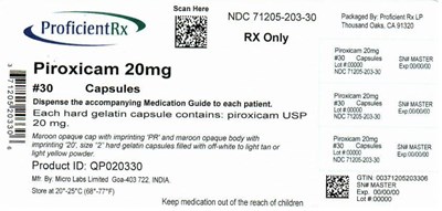 piroxicam20mg-lbl.jpg 71205-203-30 - piroxicam20mg lbl