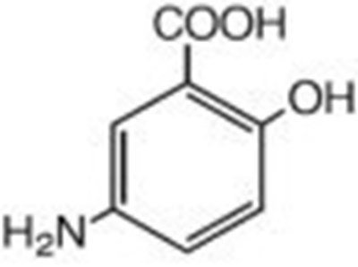 Chemical-structure (Structure Mesalamine)