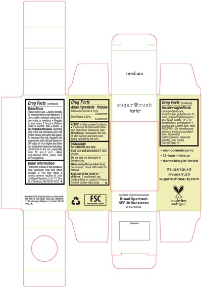 PRINCIPAL DISPLAY PANEL - 10 mL Tube Carton - Medium - moisturizer 02