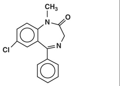 Diazepam-structure (Diazepam Structure)