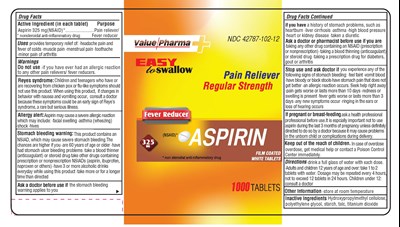 Copy Of Label (Aspirin 325)