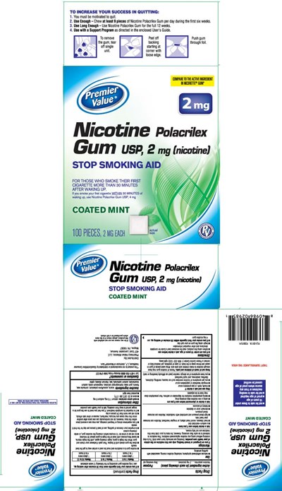 Nicotine Gum 2 mg And 4 mg Coated Mint 1
