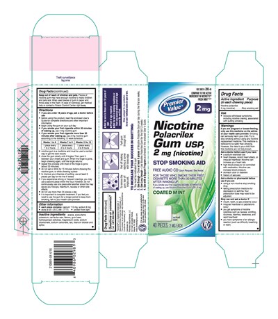 Nicotine Gum 2 mg And 4 mg Coated Mint 2