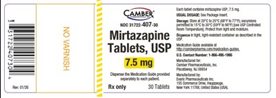 Mirtazapine30scontainerlabel (Mirtazapine30scontainerlabel)