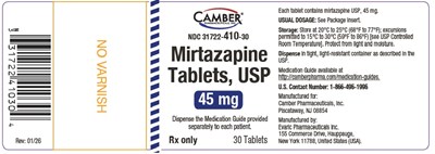 Mirtazapine45mg30scontainerlabel (Mirtazapine45mg30scontainerlabel)