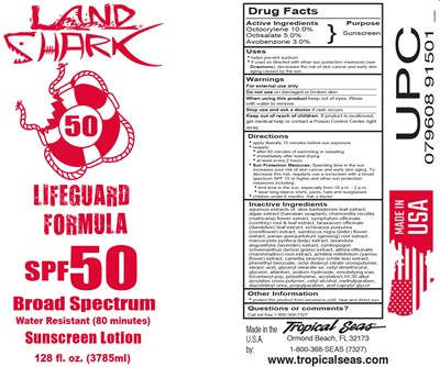 3785 mL Label (Ls50lotion128oz)