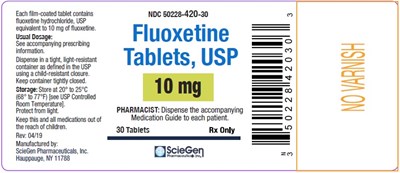10 mg (Fluoxetinetabs 01)