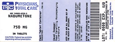 Image Of 750 mg Package Label (4558)