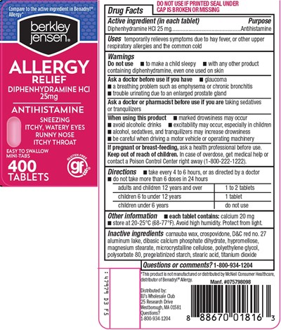 Berkley Jensen Allergy Relief Image (Image 01)