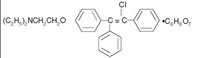 This is the structural formula - milophene 1