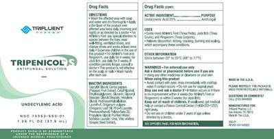tripenicol-01.jpg PRINCIPAL DISPLAY PANEL - 37.5 mL Bottle Label - tripenicol 01