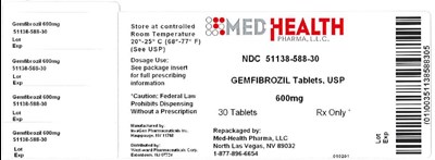 gem600.jpg Gemfibrozil Tablets, USP 600 mg/30 Tablets - gem600
