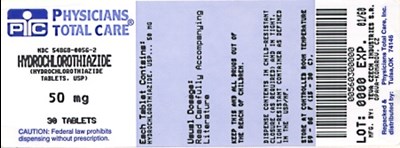 Hydrochlorothiazide Tablets Usp 50mg Label (0056)