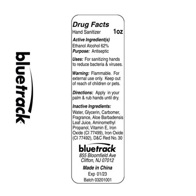 Bluetrack Fda Label 1oz Promotionalproduct