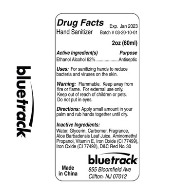 Bluetrack Fda Label 2oz Promotionalproduct