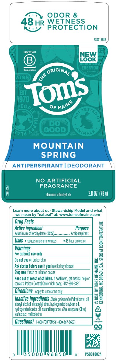 toms-01.jpg Principal Display Panel - 79 g Container Label - toms 01