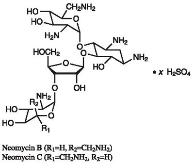 Image Of Neomycin Chemical Structure (Neomycin)