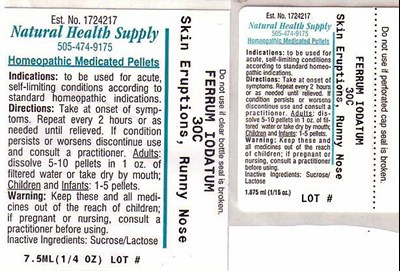 Skin Eruptions Runny Nose Label (Nhs Skin Eruptions Runny Nose)