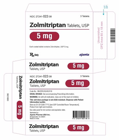 Zolmitriptan 5mg